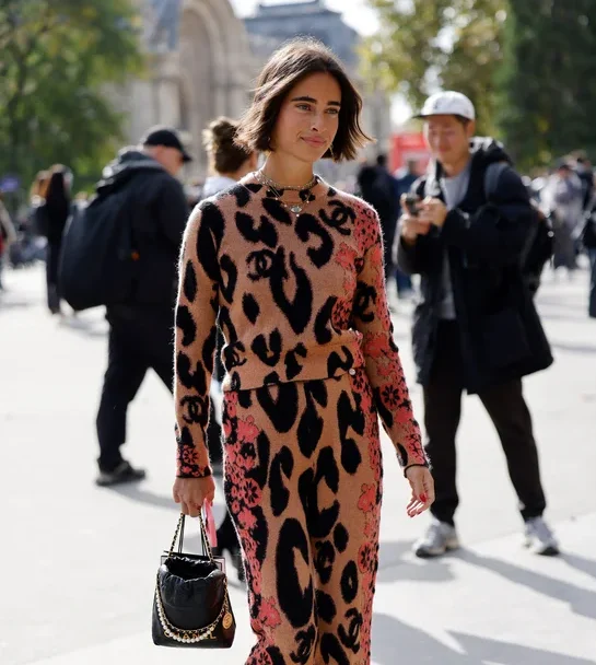 Paris SS25 Street Style: Teddy Bears, Leopard Prints, and Suede Steal the Show