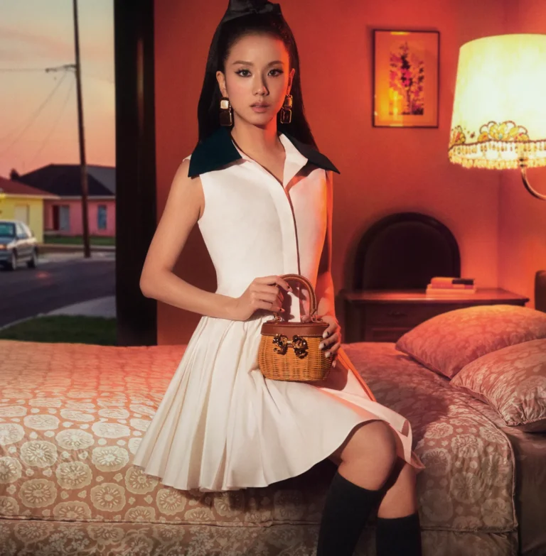 Jisoo Blends Retro Glamour and Futurism in Self-Portrait’s Pre-Fall 2025 Campaign