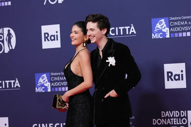 Schiaparelli and Tom Ford Dress Kylie Jenner and Timothée Chalamet for Their Red Carpet Debut in Rome