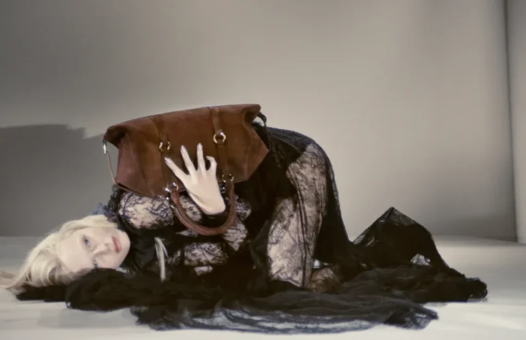 Alex Consani Brings Victorian Gothic to Life in McQueen’s Fall 2025